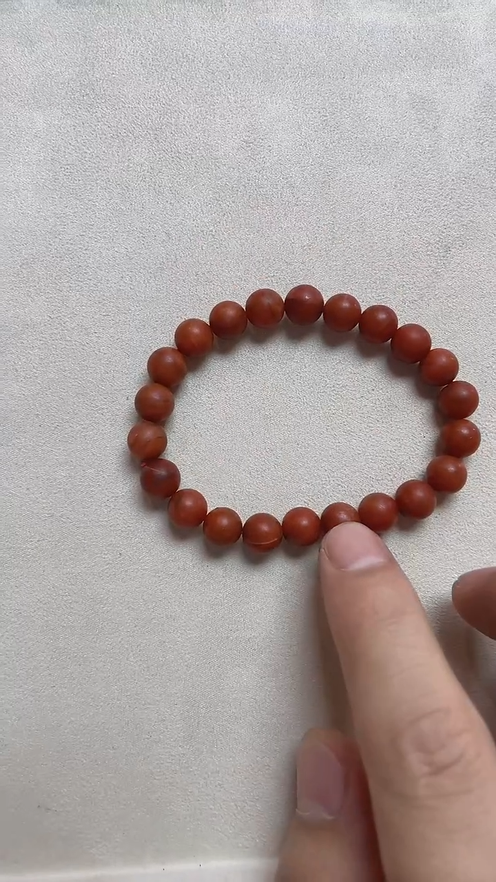 南红玛瑙未镶嵌1铁皮手串