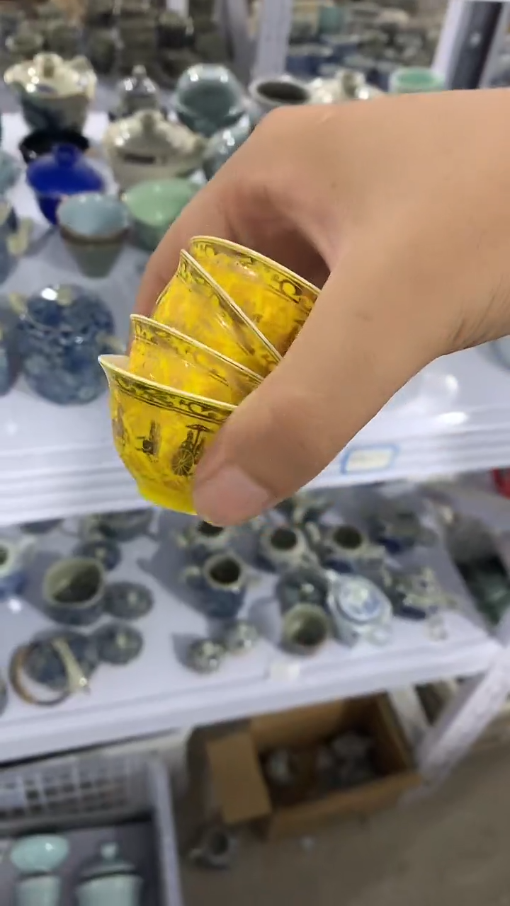 茶具 【开播福利】哥窑、羊脂玉、一壶带俩杯@@@@@@@@@