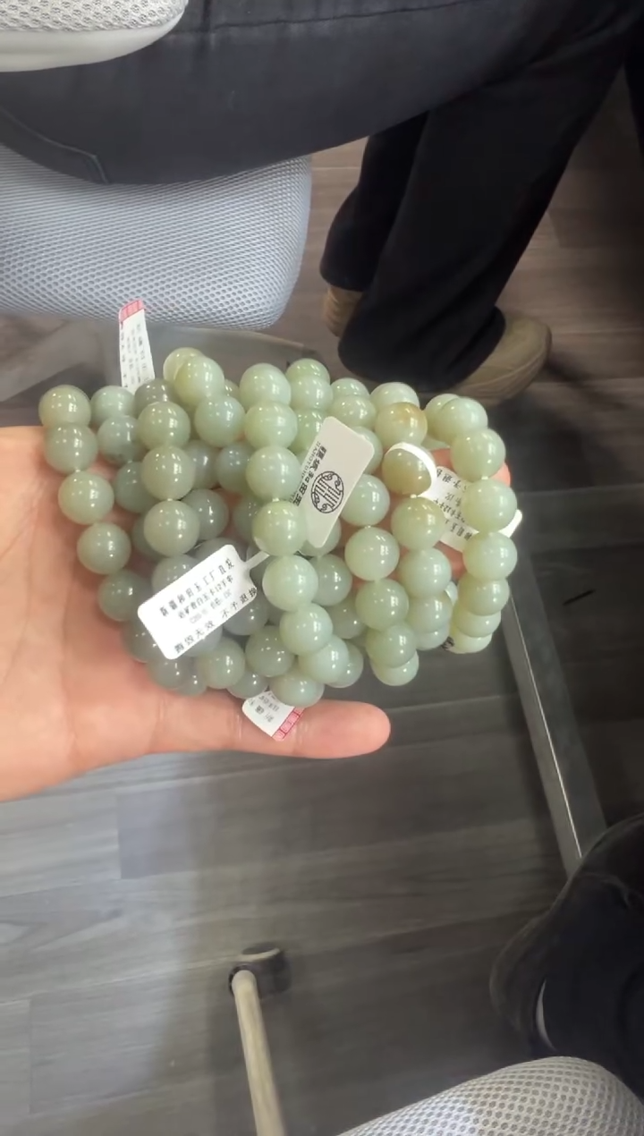 未镶嵌手串和田玉青白玉卡12手串多样性拍一发一