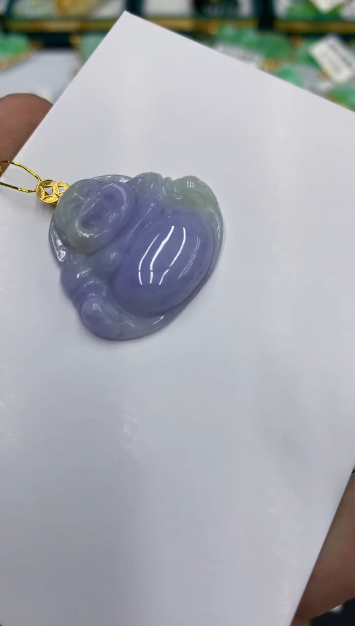 【闪购商品】翡翠颈饰18K金镶嵌11111111111