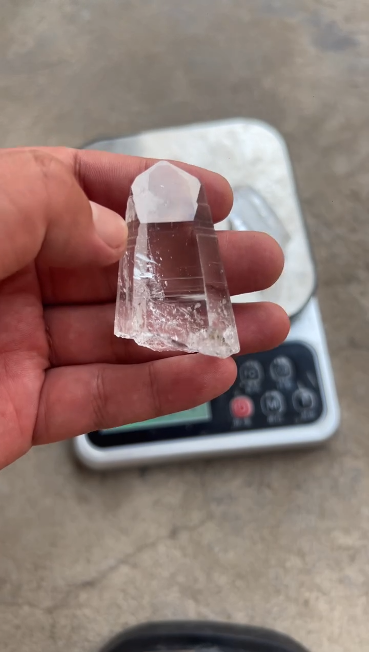 水晶珠宝半成品未镶嵌扎***⁸天然利姆利亚白水晶拍4单99发1