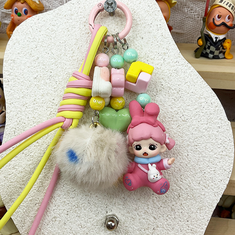 抽中许愿加拆一包钥匙扣包包挂件星星人系列潮玩公仔包挂车挂
