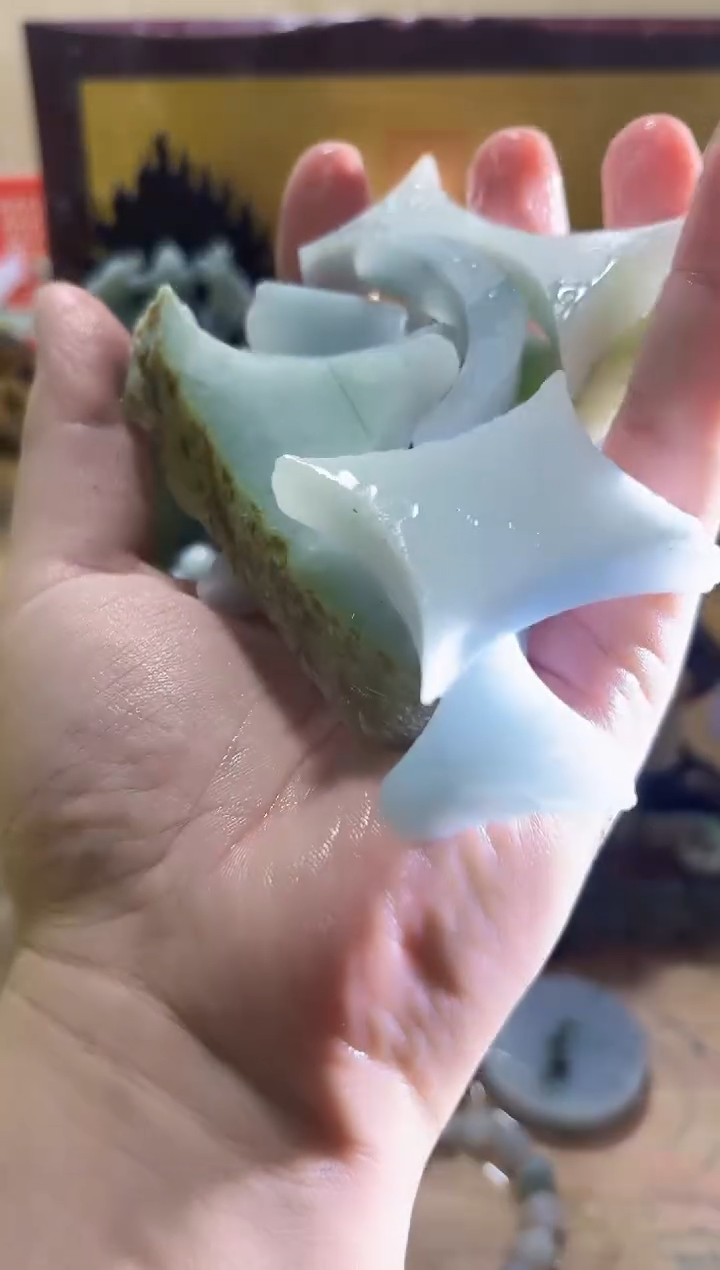 未镶嵌挂件翡翠A货常星8032