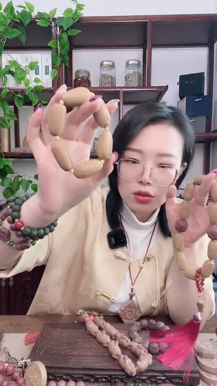 泥塑柠月栖香的玉米手串