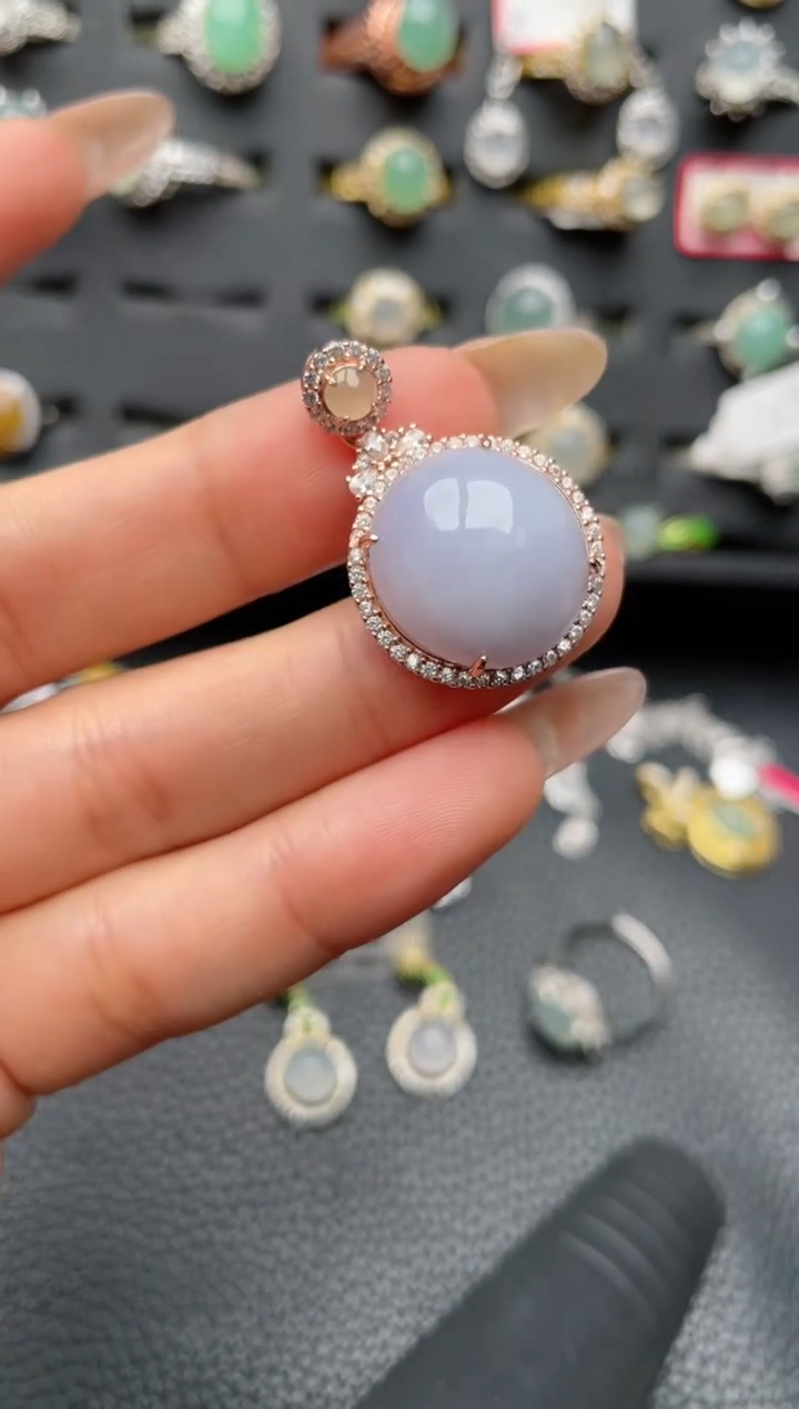 【闪购商品】翡翠戒指银S925镶嵌1111111111  47