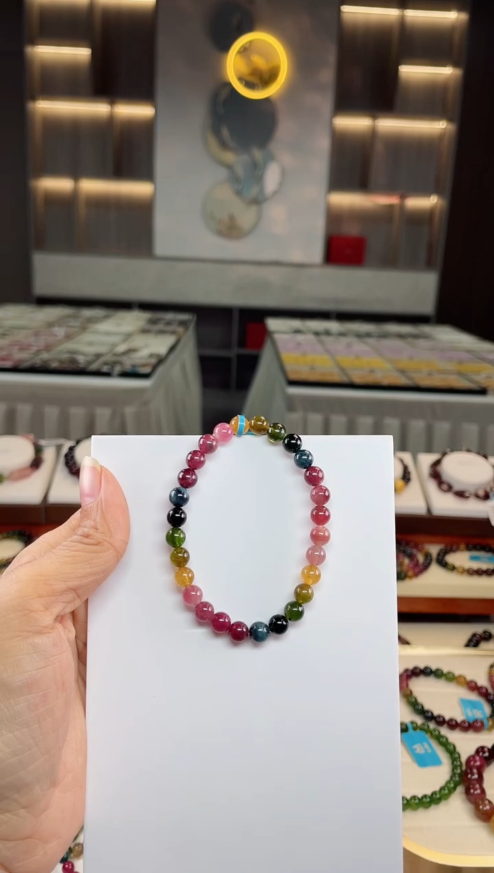 【闪购商品】碧玺单圈手串未镶嵌（多样性发一条）Q