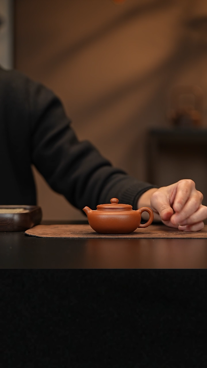 【闪购商品】紫砂茶壶允禾斋wzht 朱泥 平盖仿古125cc