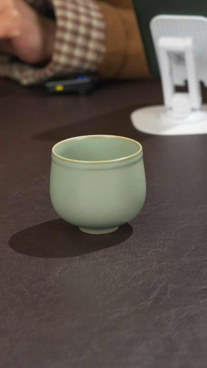 瓷星**海宣宝汝瓷原矿原釉手工作品