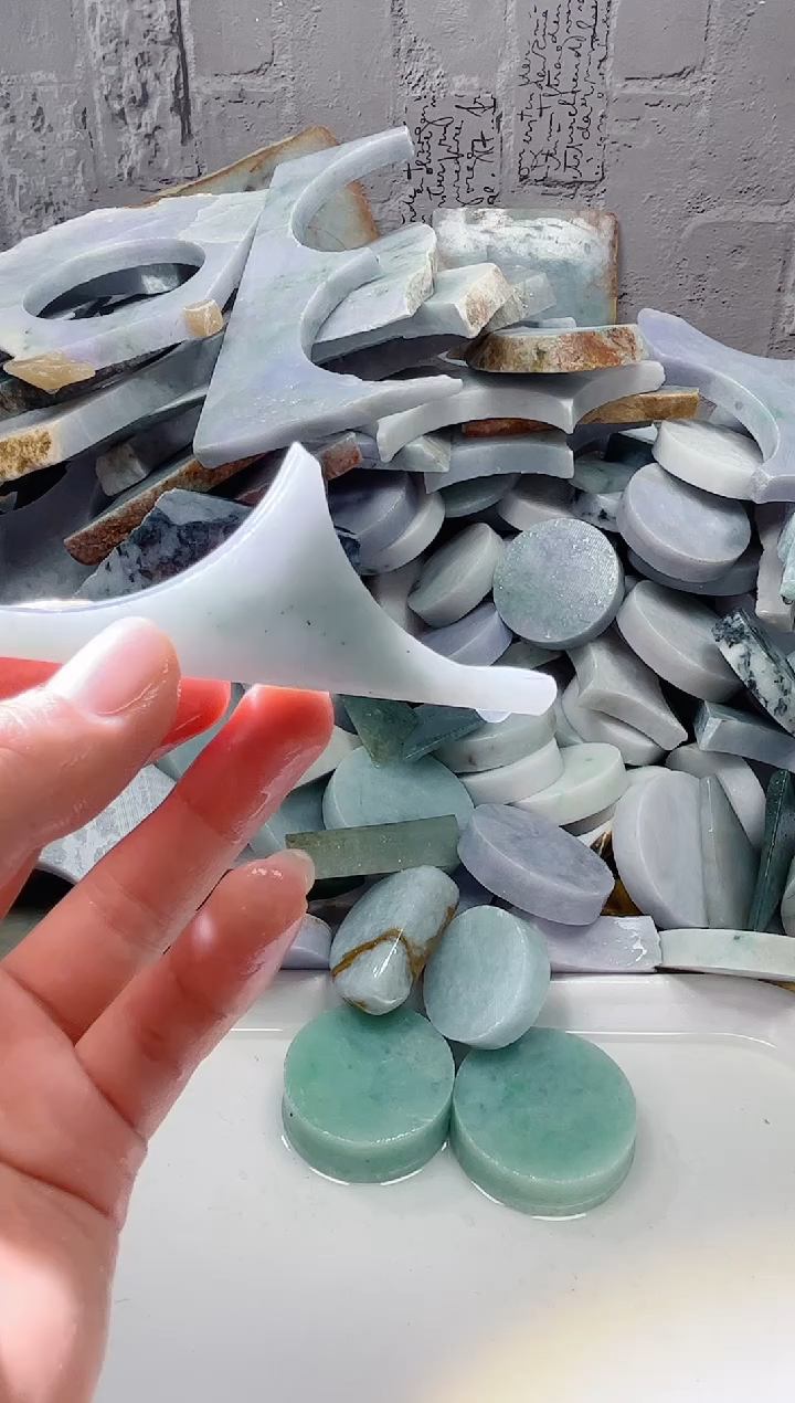 裸石翡翠天然翡翠A货石 南 733