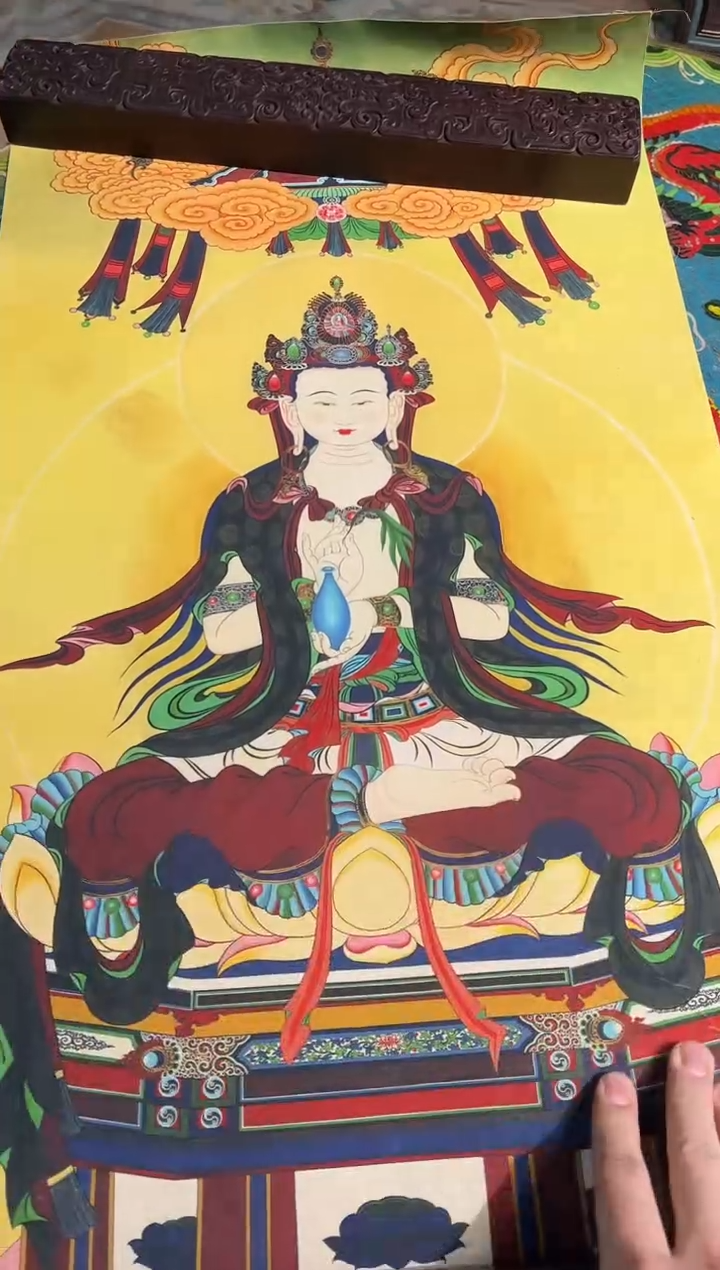 卷轴画路路的唐卡tk160