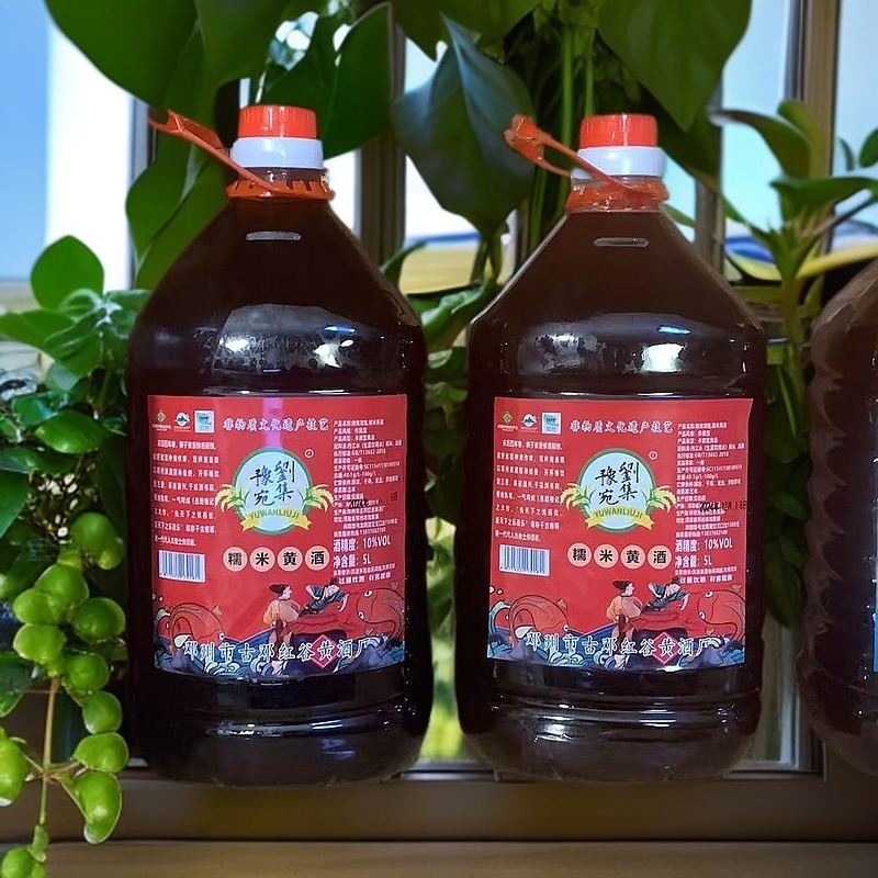 南阳传统特产三年陈老黄酒实惠十斤装10°半甜型零添加