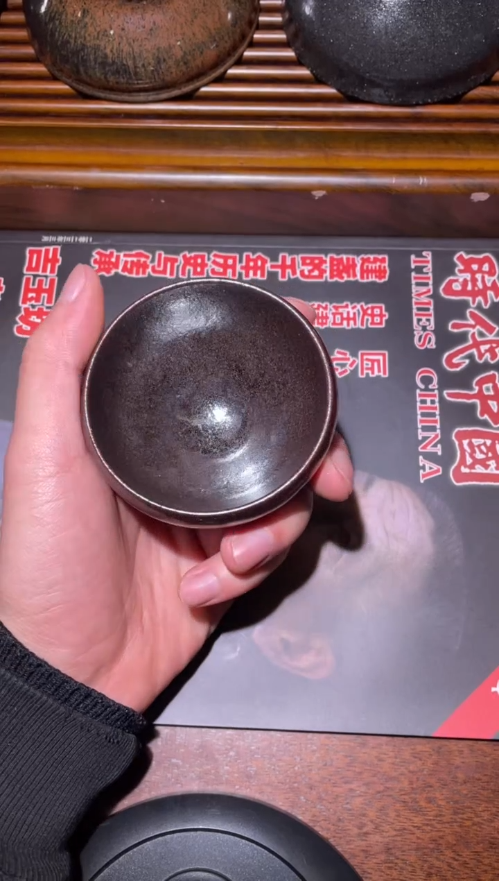 【闪购商品】茶盏名家熊忠贵建盏（带证书礼盒）12