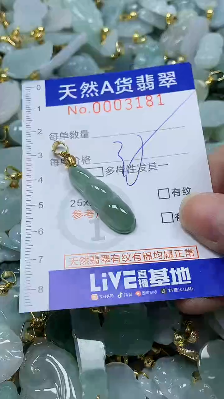 颈饰未镶嵌翡翠纯天然a货翡翠