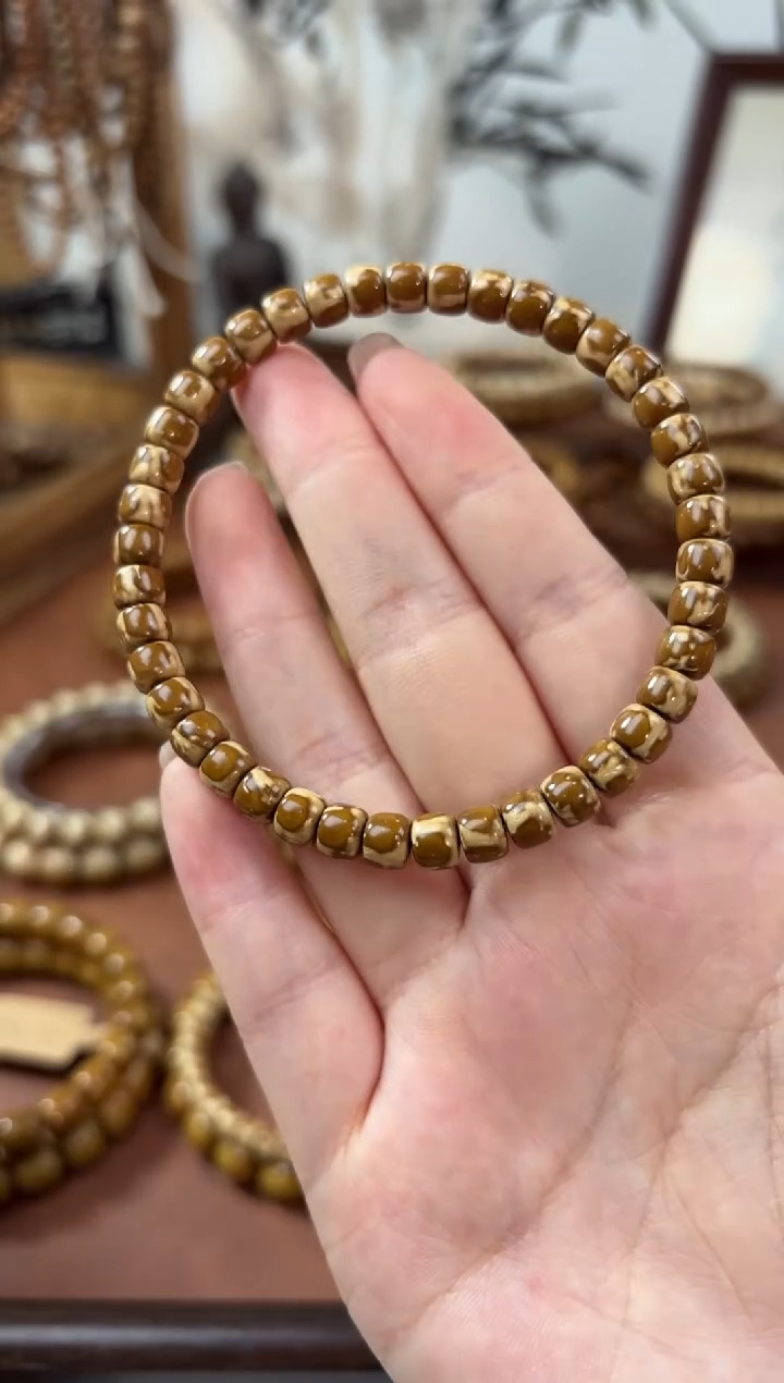 手串紫金鼠6*5纯肉鼠尖紫金鼠花皮火焰老型