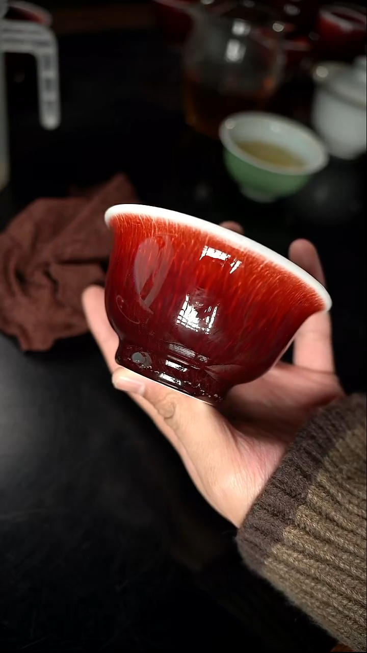杯鹿*精品郎红看余窑