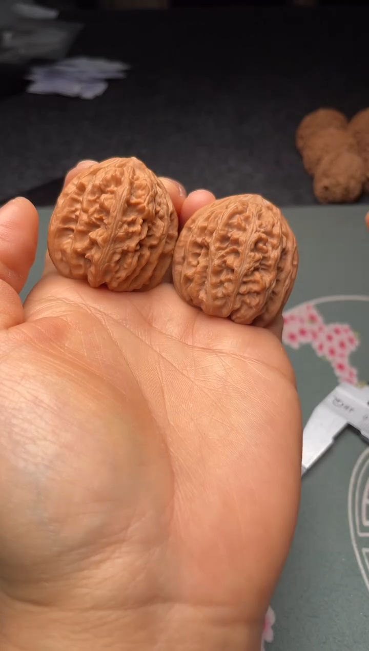 把件文玩核桃w253  三阳谷 35尺