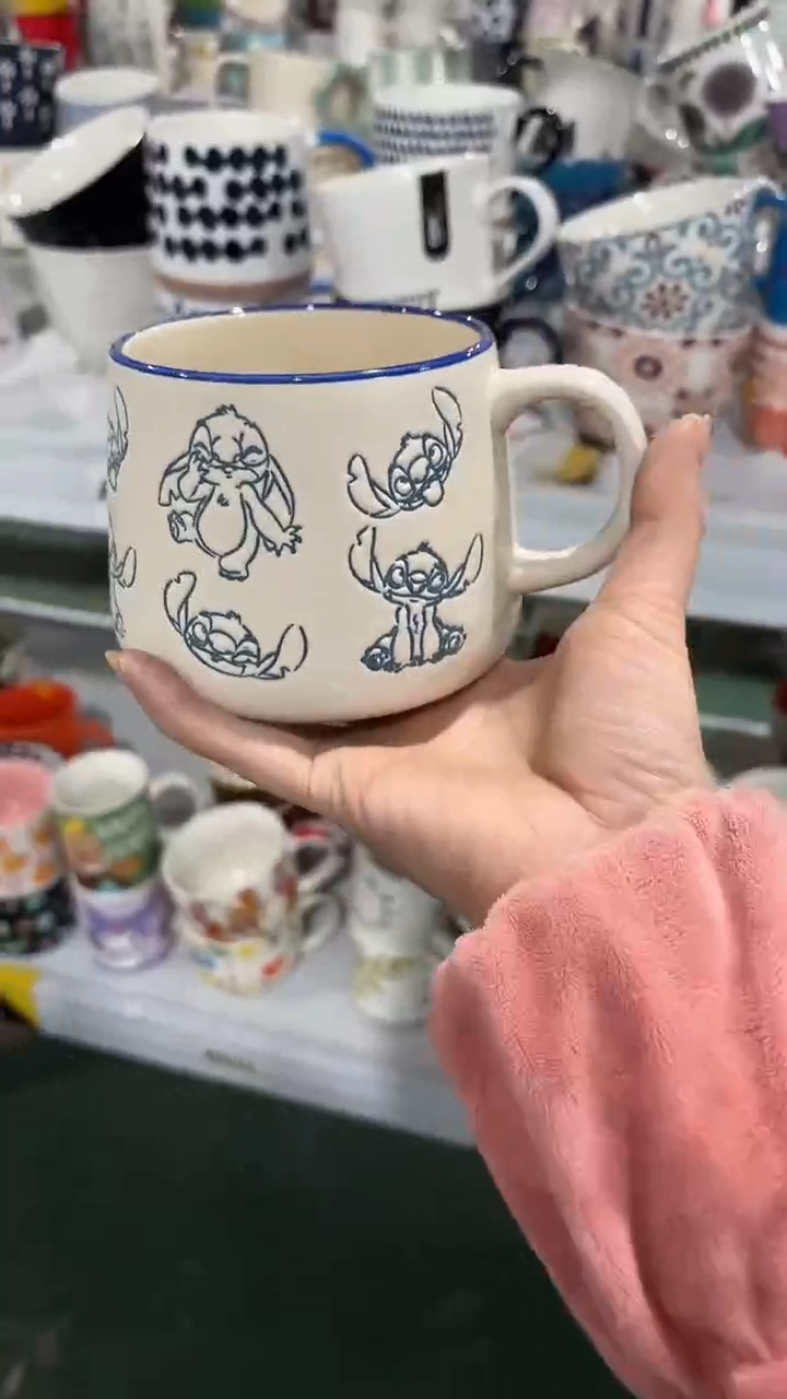【闪购商品】家湖高温陶瓷杯 微瑕 两个
