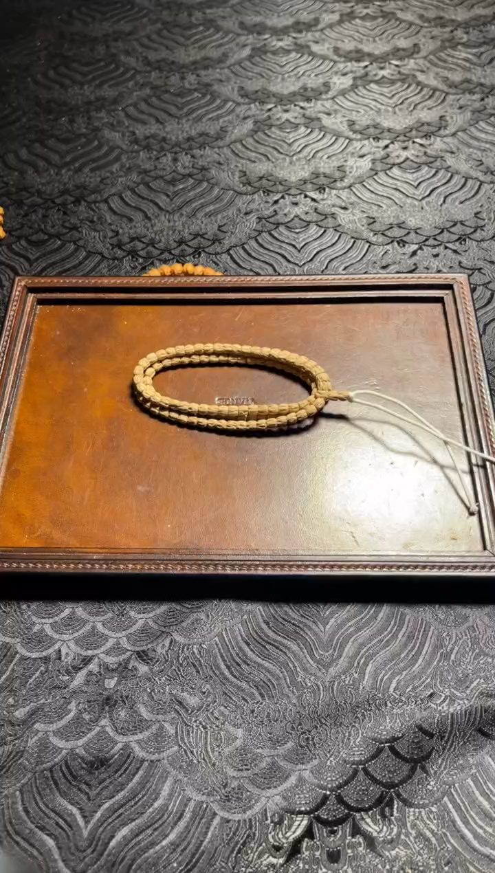 手串柏香籽/百香籽小鱼出品--mini方块顺
