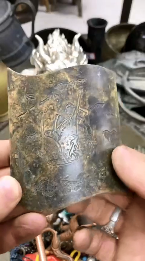 【闪购商品】一物一拍编号铜笔搁