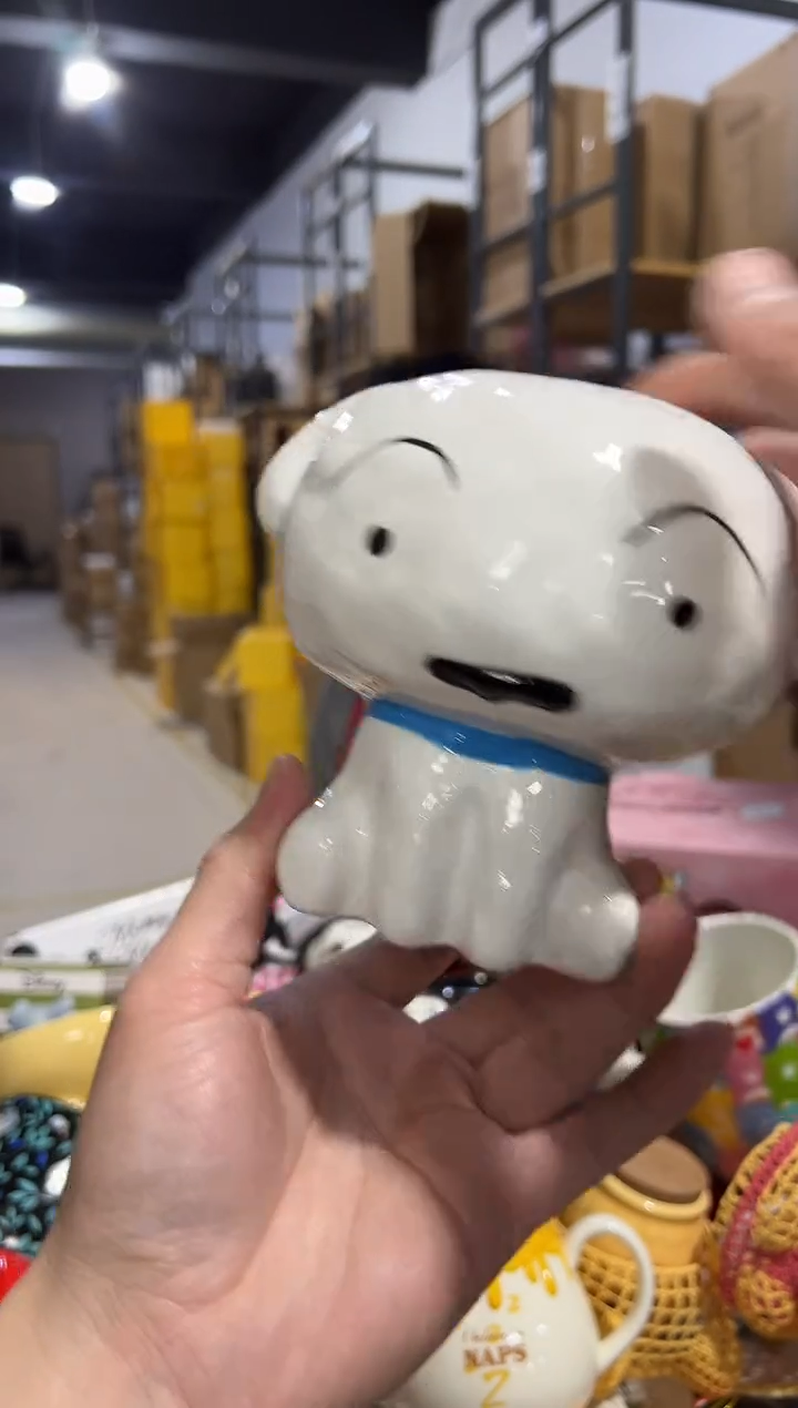 【闪购商品】杯陶瓷钱罐小白钱罐