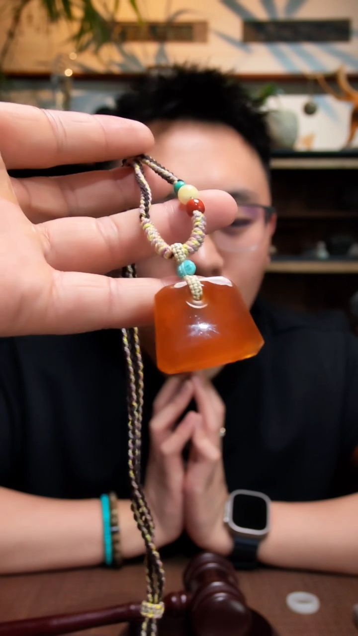 未镶嵌定制蜜蜡蜜蜡方牌吊坠GW（竞）