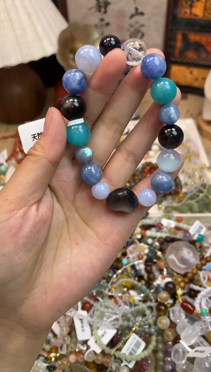 手串蓝晶石未镶嵌123