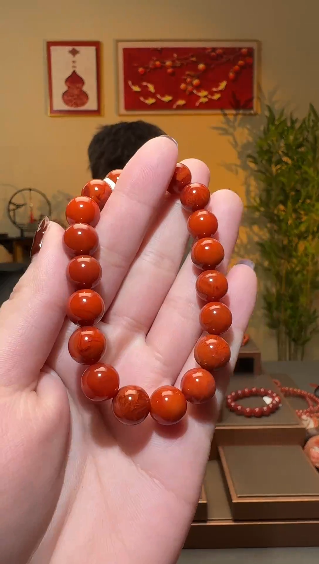【闪购商品】南红玛瑙手串未镶嵌一条约10mm 多样性发货