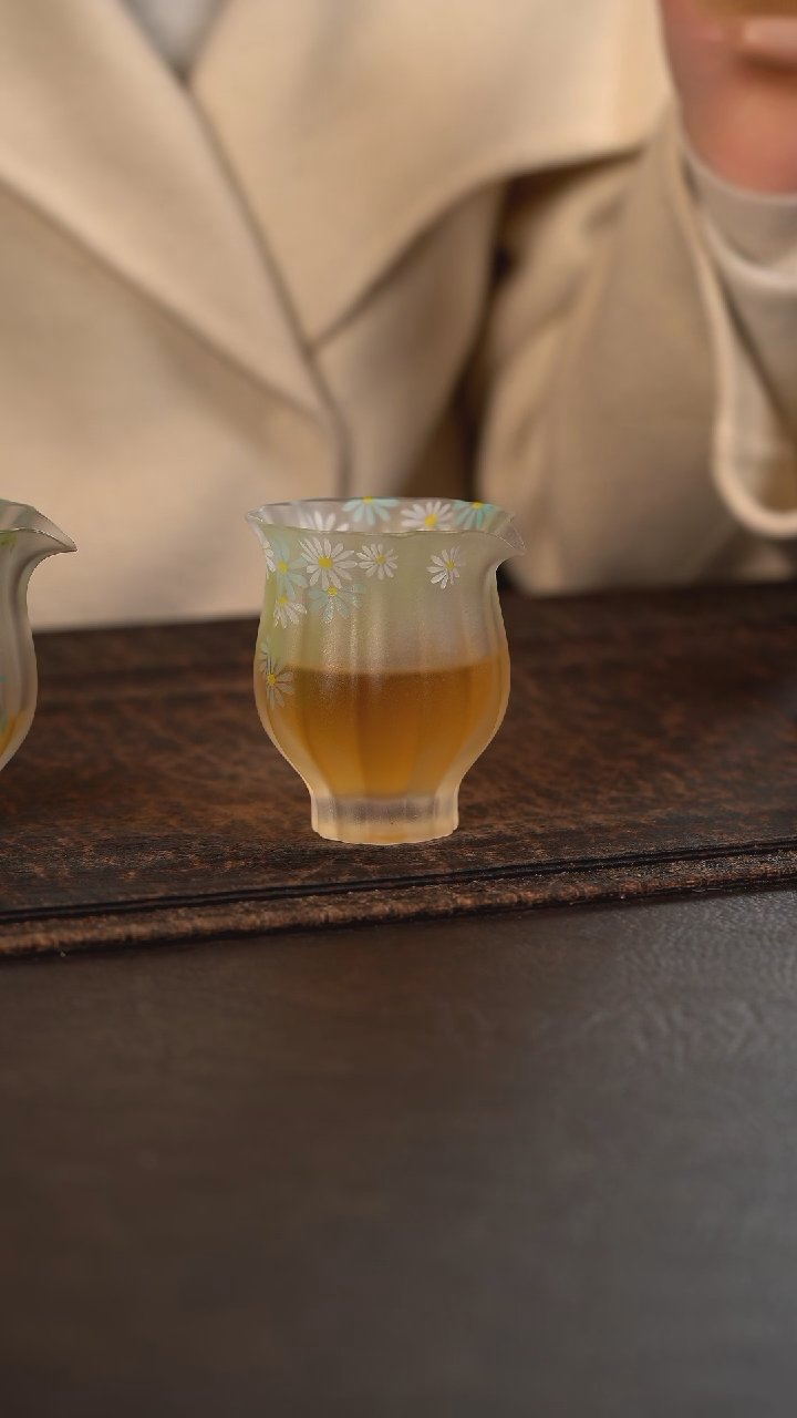 【闪购商品】杯陶瓷杯周边琉璃心缘甄加彩公道小雏菊