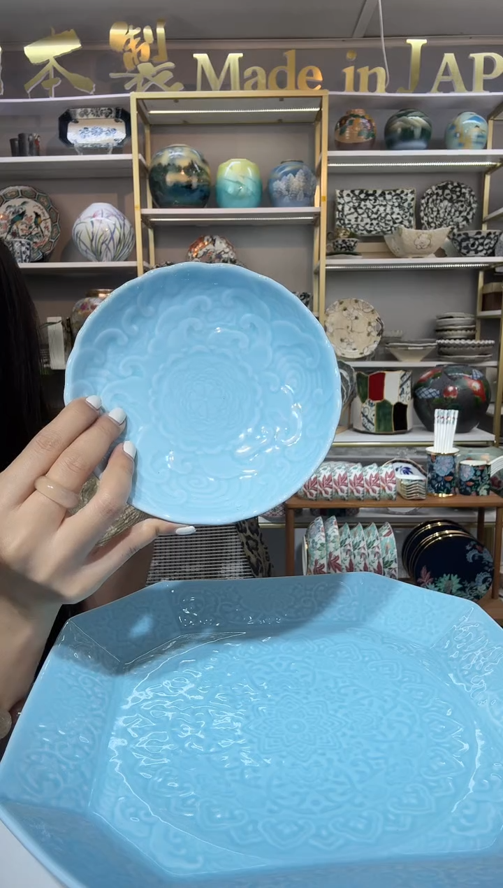 陶瓷青磁甜品盘15.5cm一支HS015