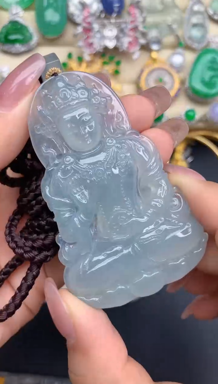 吊坠(不含链)未镶嵌翡翠448-中国好珍宝