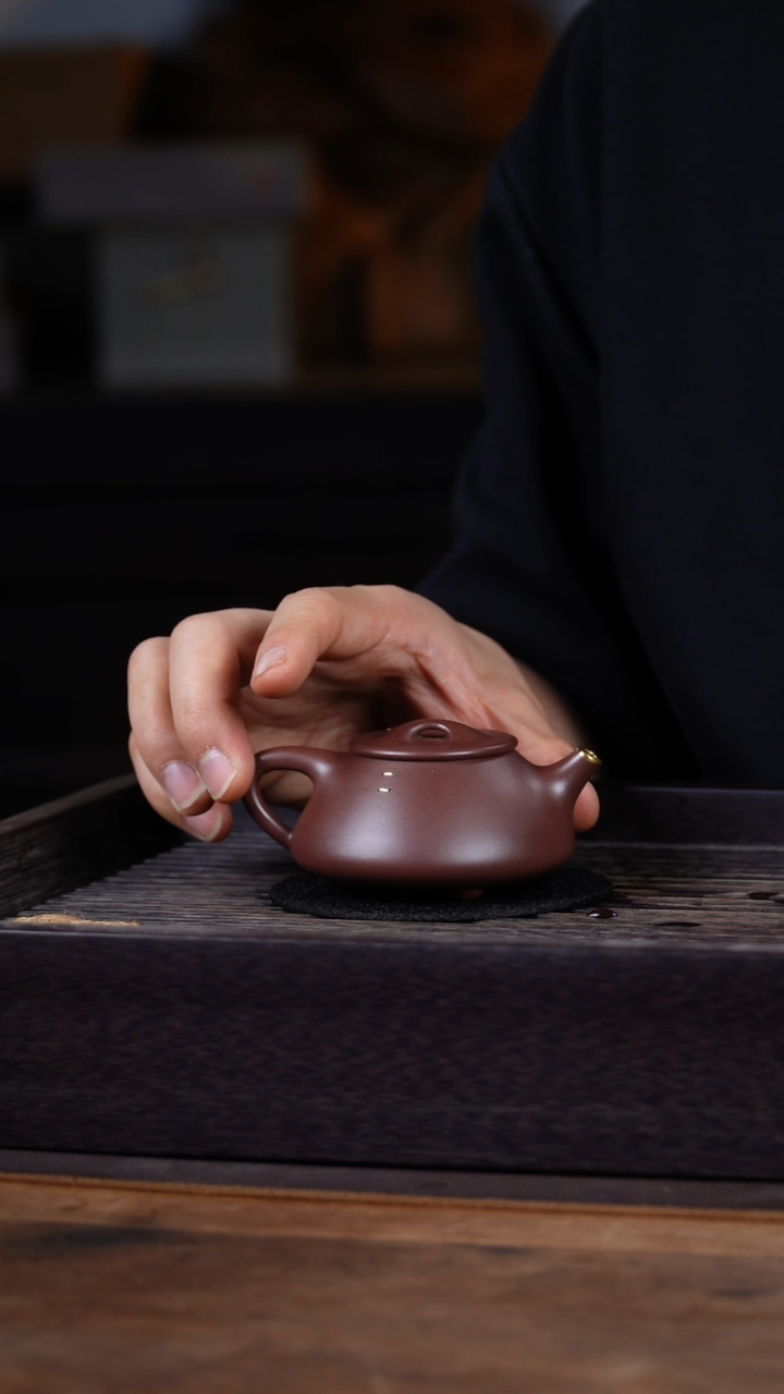 茶壶紫砂120cc 小满瓢 宋永刚