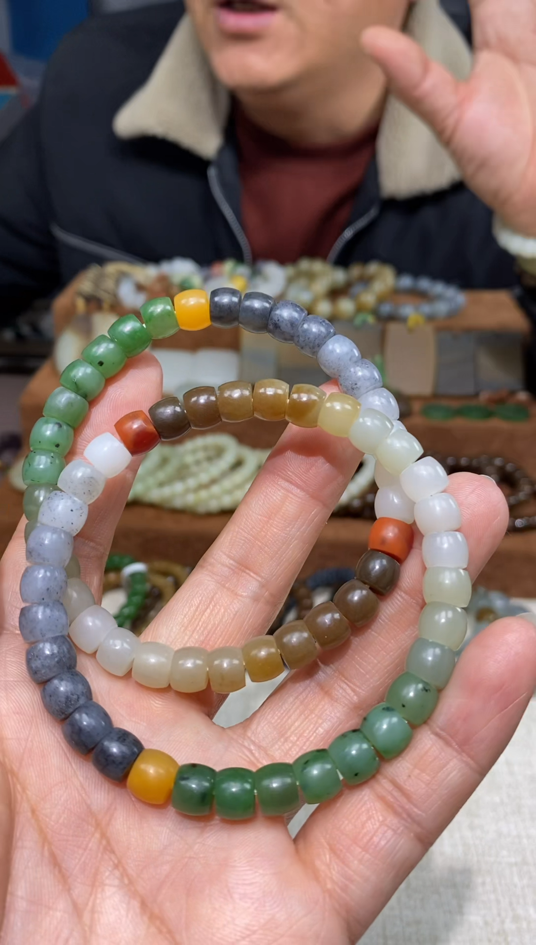 【闪购商品】和田玉手链未镶嵌颜色多样性发货拍一发一