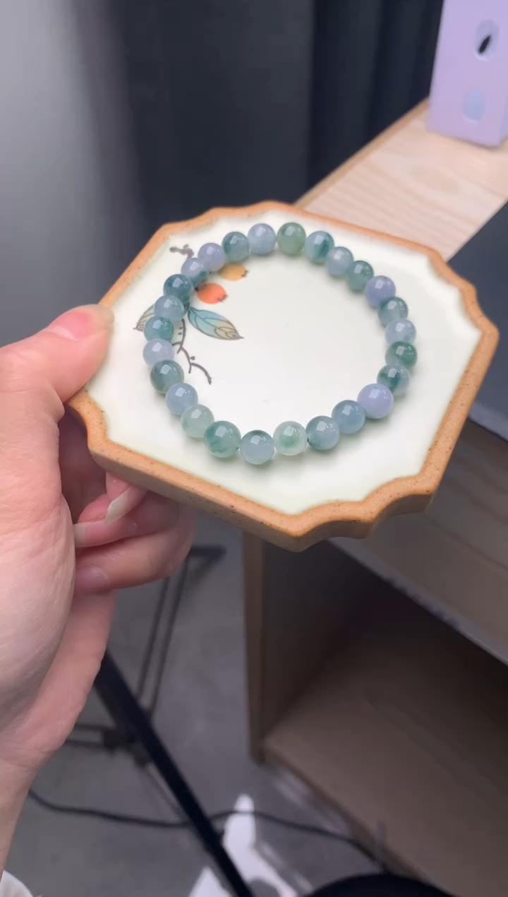 【闪购商品】翡翠手链未镶嵌天然翡翠手串713