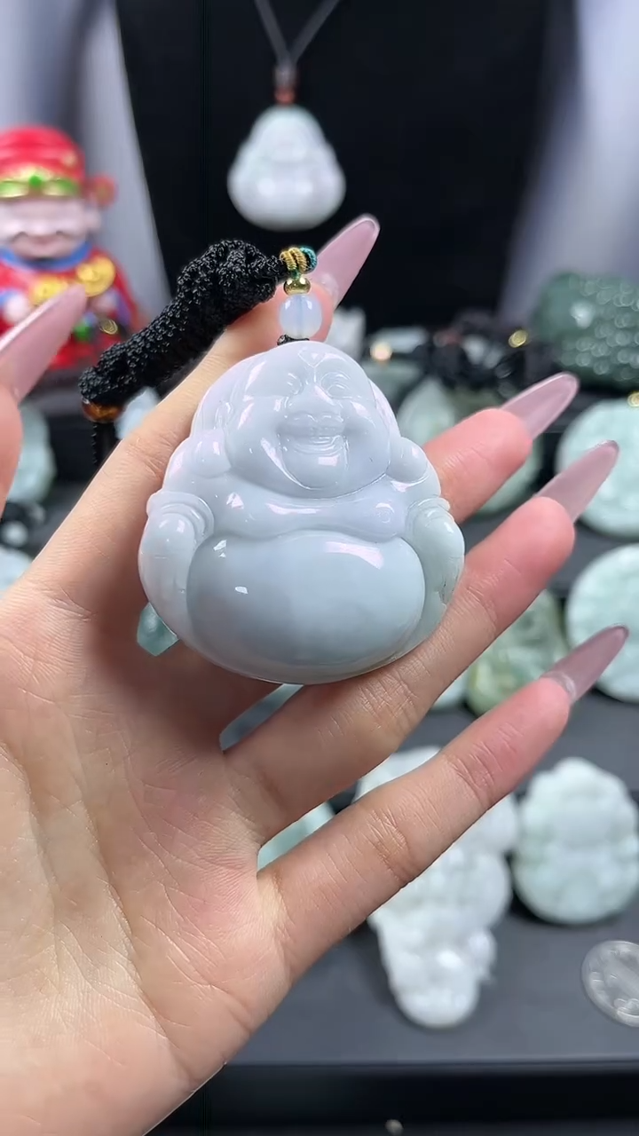 【闪购商品】翡翠颈饰未镶嵌大肚佛