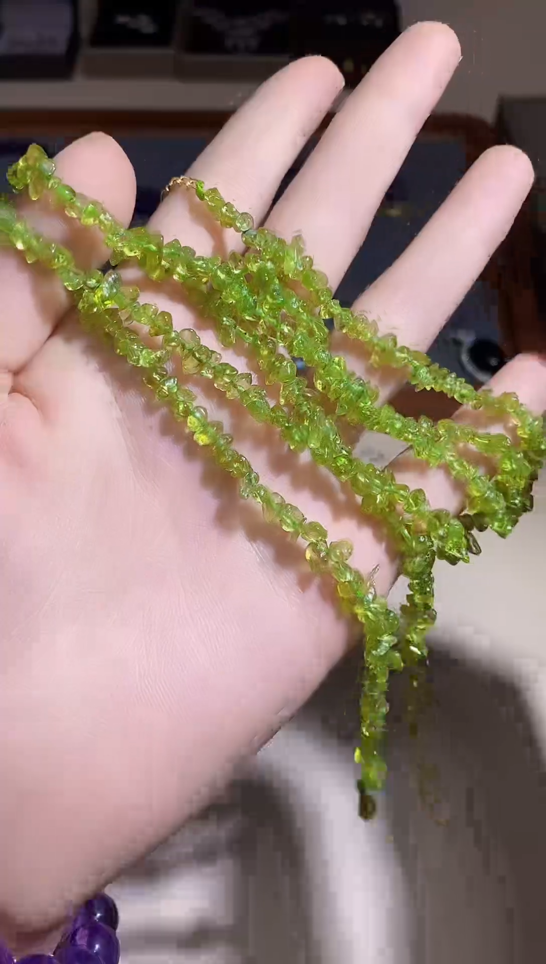 【闪购商品】橄榄石项链未镶嵌多样性 发其一  【77】