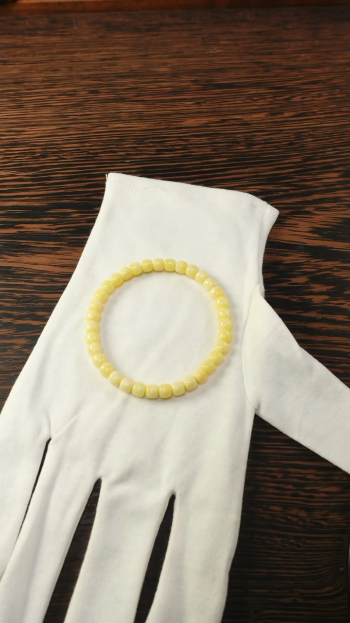 【闪购商品】蜜蜡手链未镶嵌2561/6mm蓝标全品手串