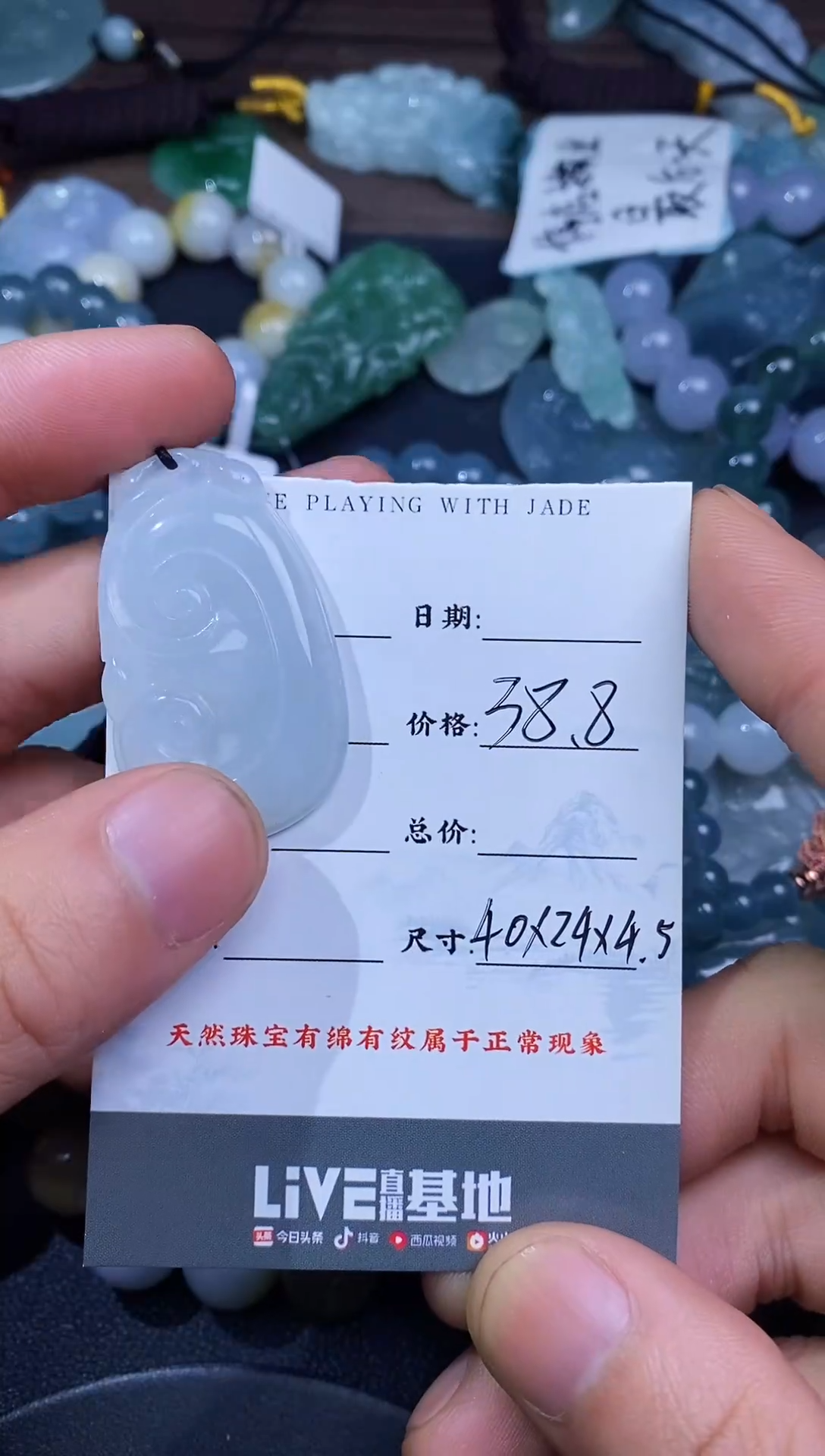 【闪购商品】翡翠颈饰未镶嵌111111111111111