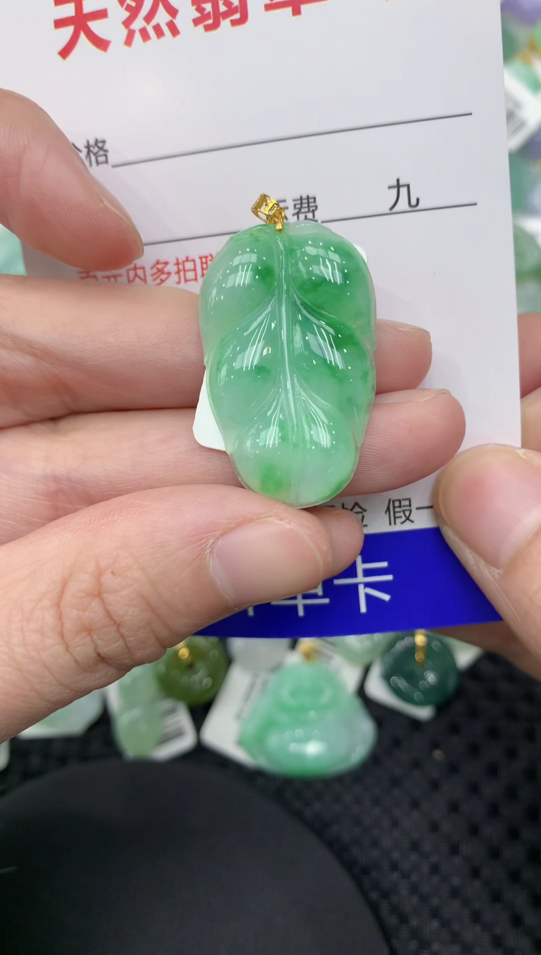 【闪购商品】翡翠颈饰18K金镶嵌111111111