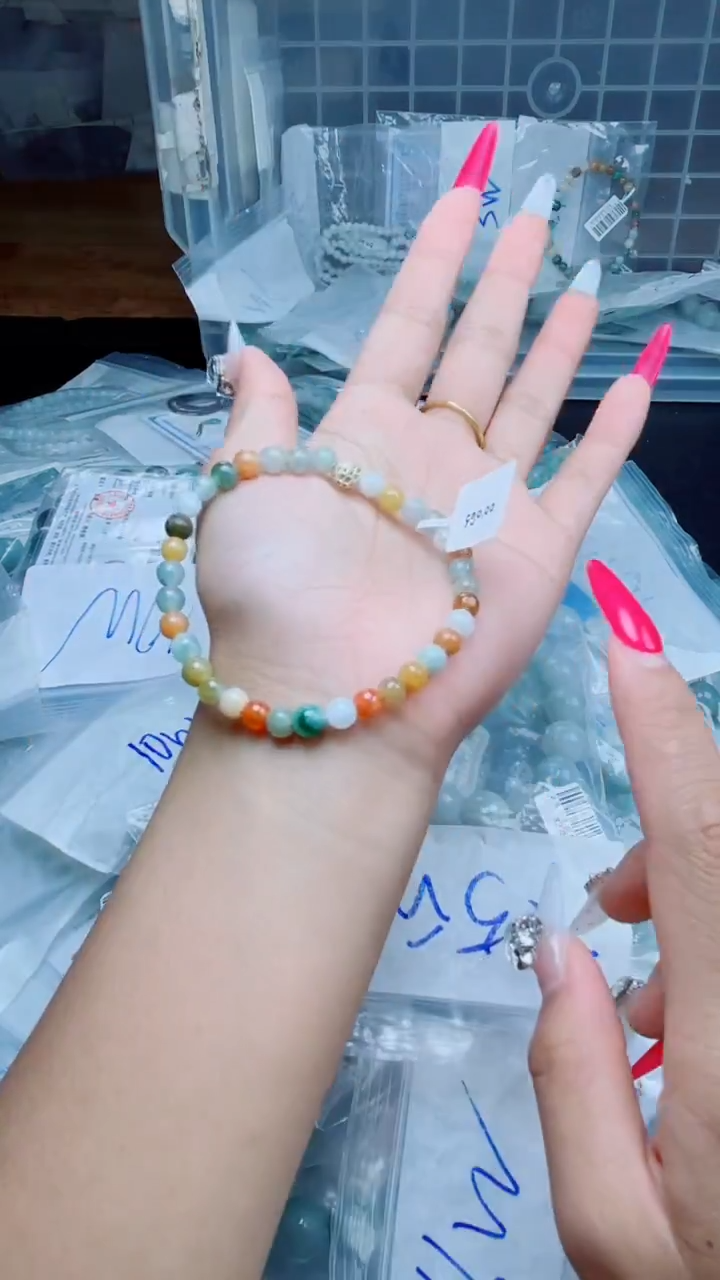 手链翡翠未镶嵌珠串