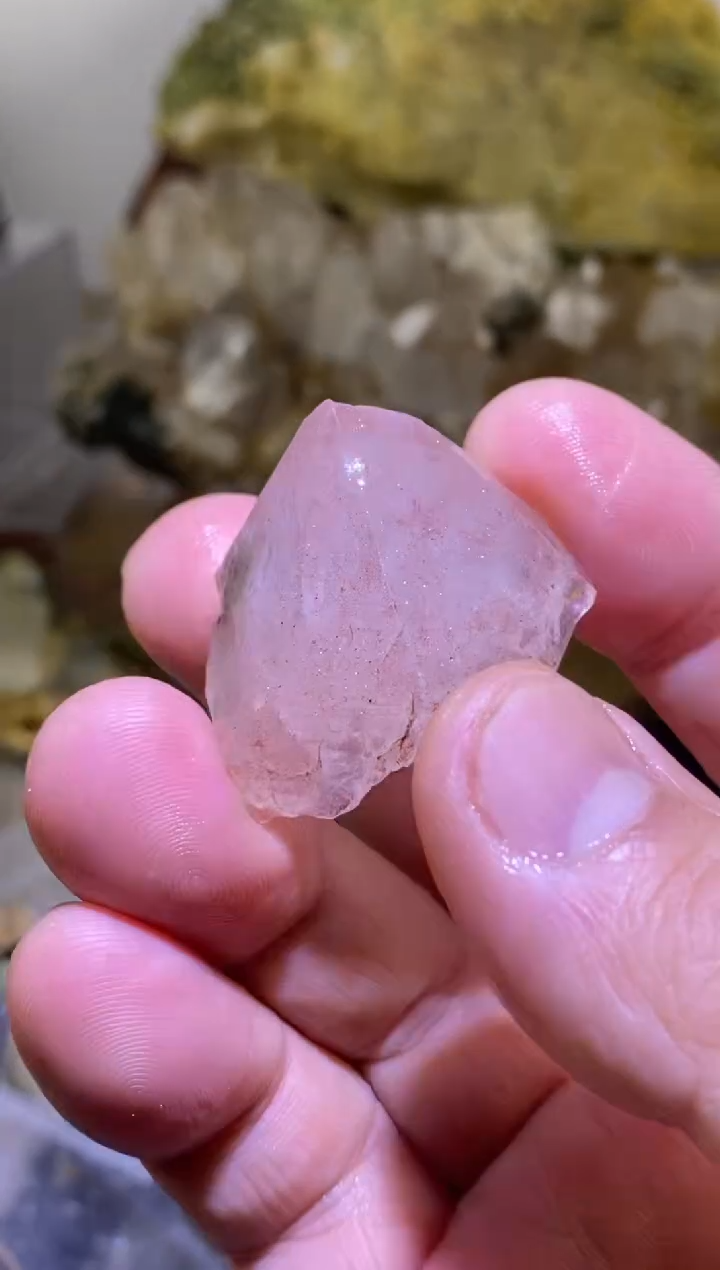 未镶嵌珠宝半成品水晶?****?粉红花园