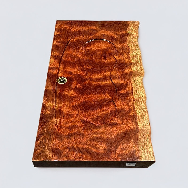 83（双色水波纹）茶盘实木自然原木整块干湿两用茶台茶具家用泡台