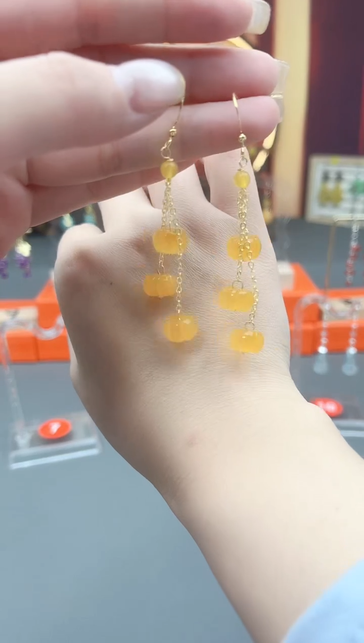 未镶嵌耳钉玛瑙/玉髓217