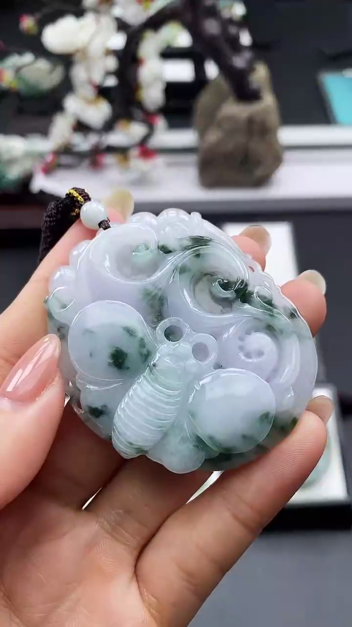 【闪购商品】翡翠颈饰未镶嵌天然缅甸A货翡翠
