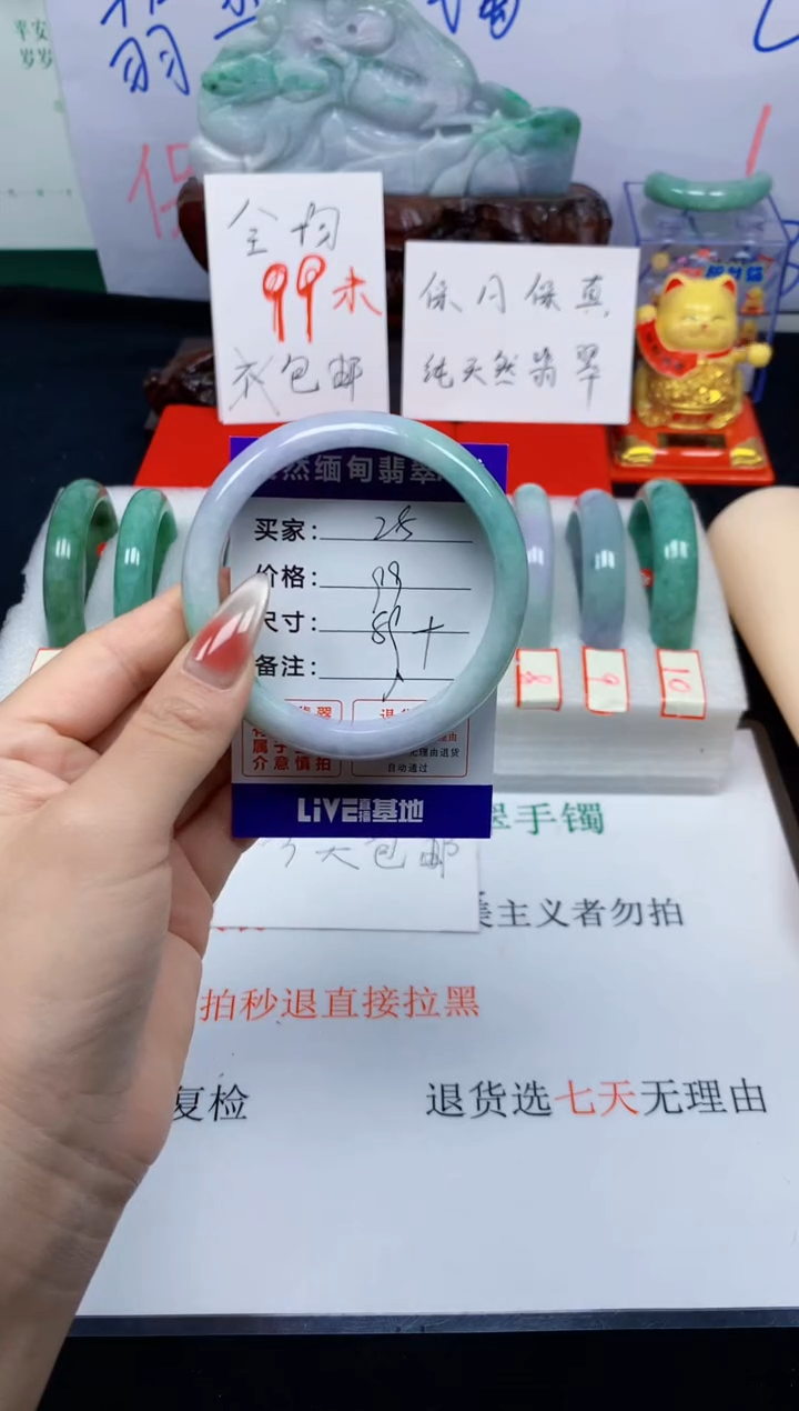 未镶嵌手镯翡翠25