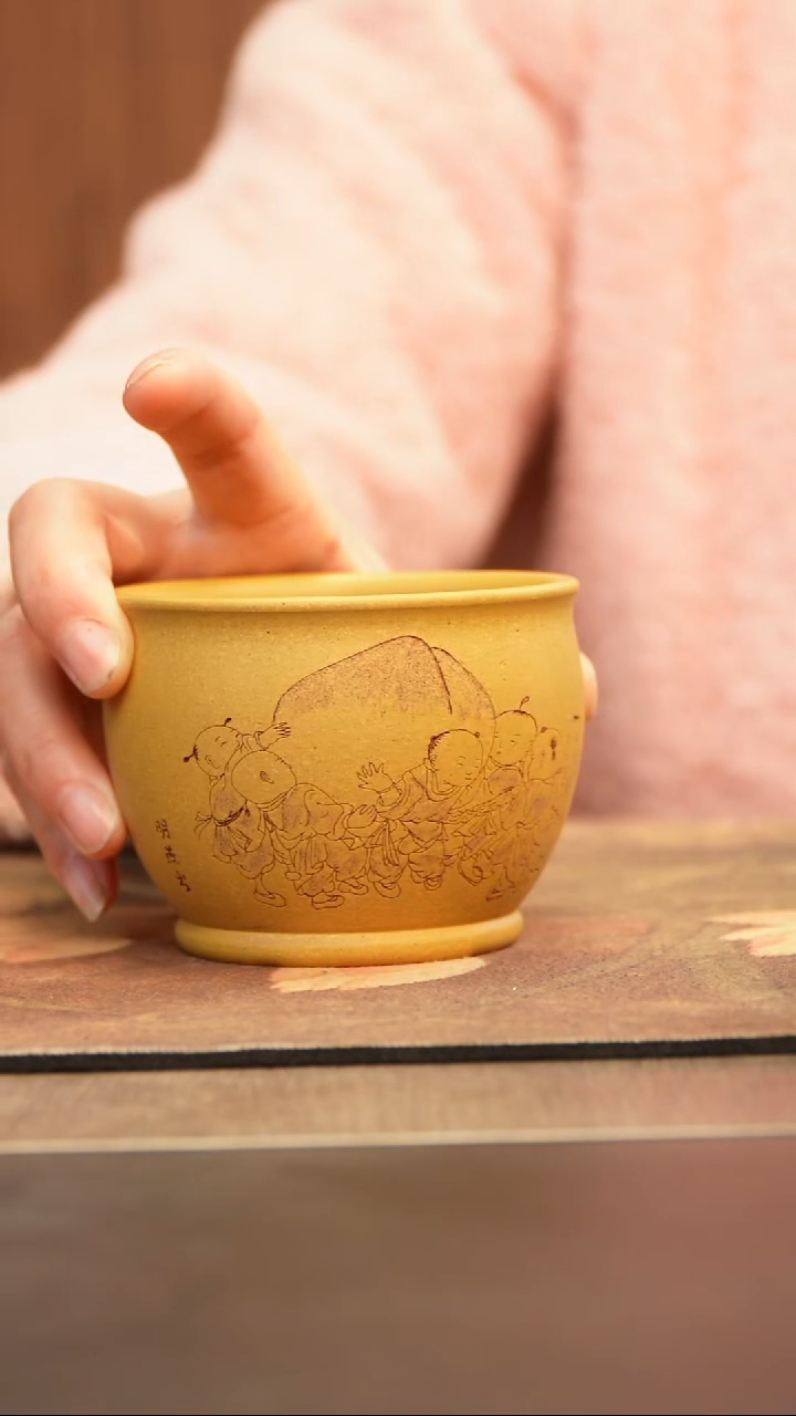 茶杯紫砂非遗紫砂茶器