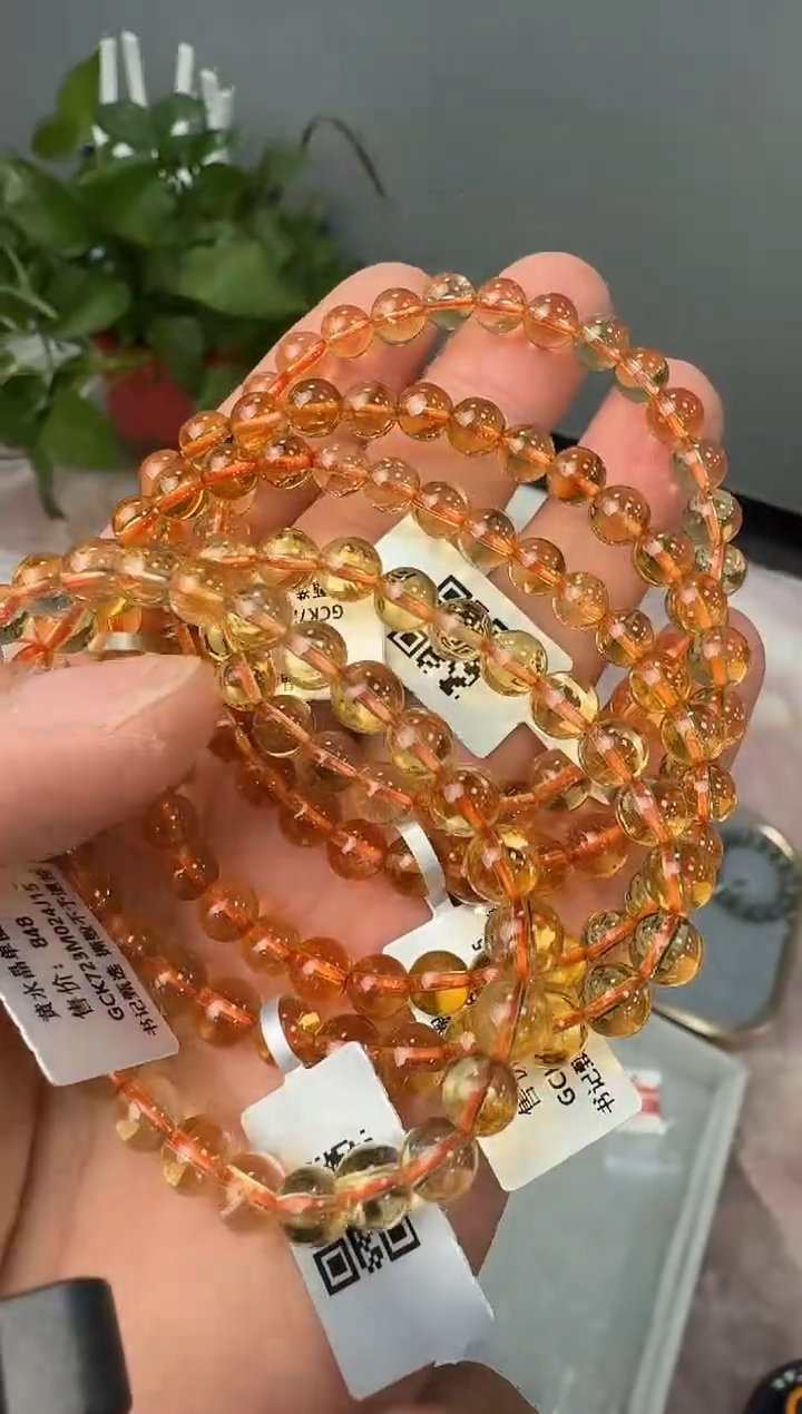 【闪购商品】水晶手链未镶嵌GCK723 约6mm多样性发一件