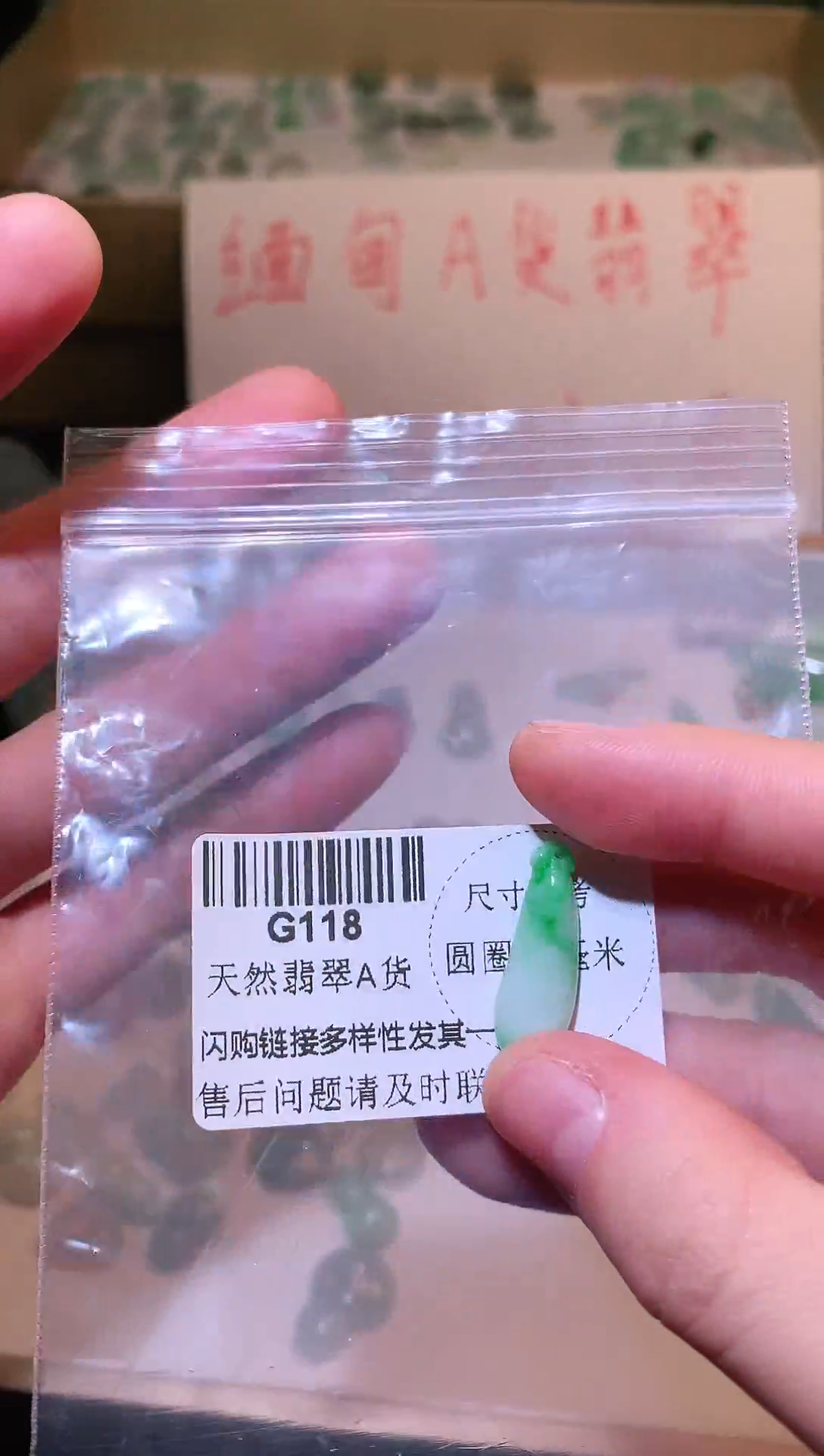 【闪购商品】翡翠颈饰未镶嵌精美翡翠G118