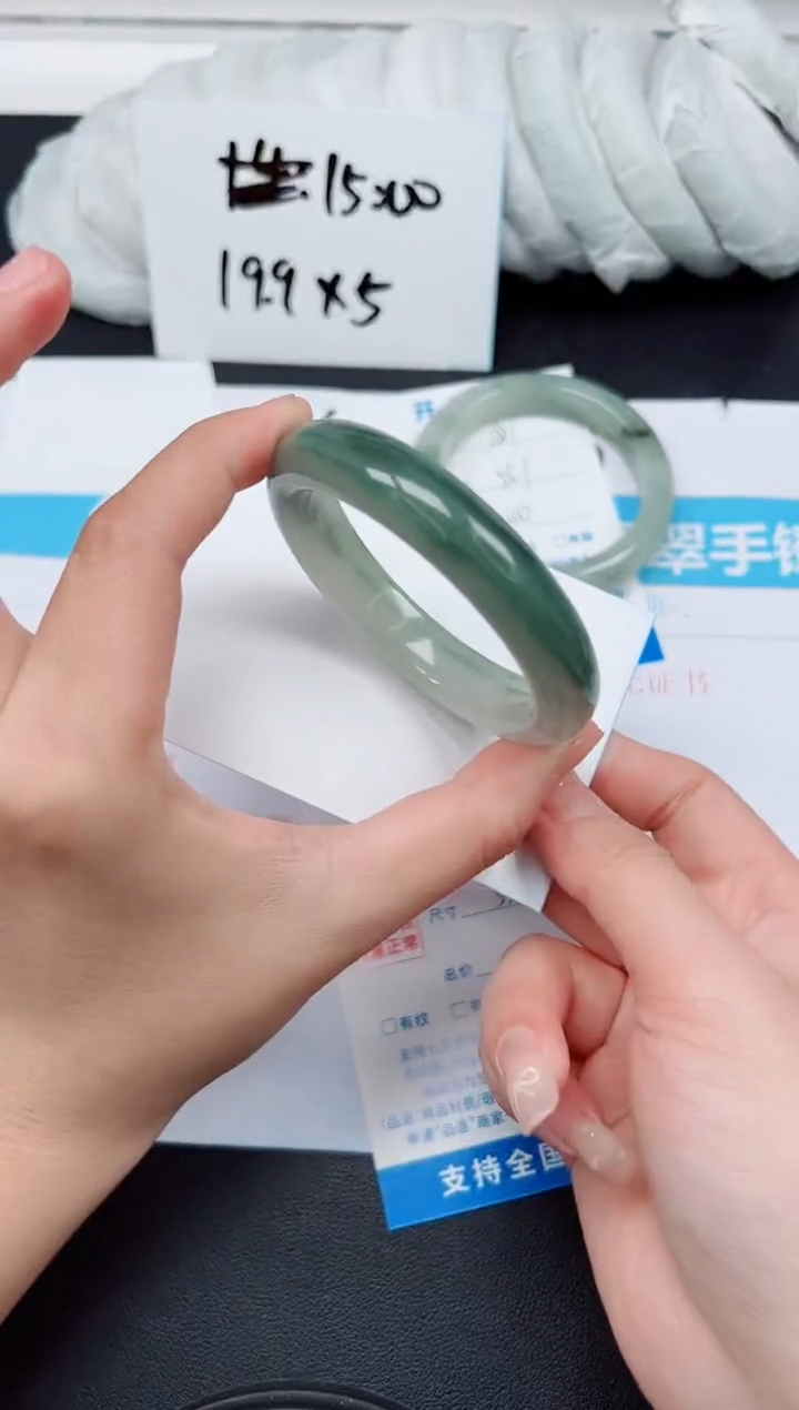 【闪购商品】石英质玉手镯未镶嵌G282-53.8