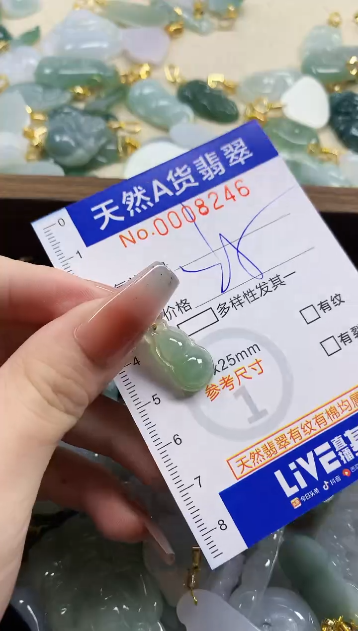 颈饰未镶嵌翡翠天然A货翡翠