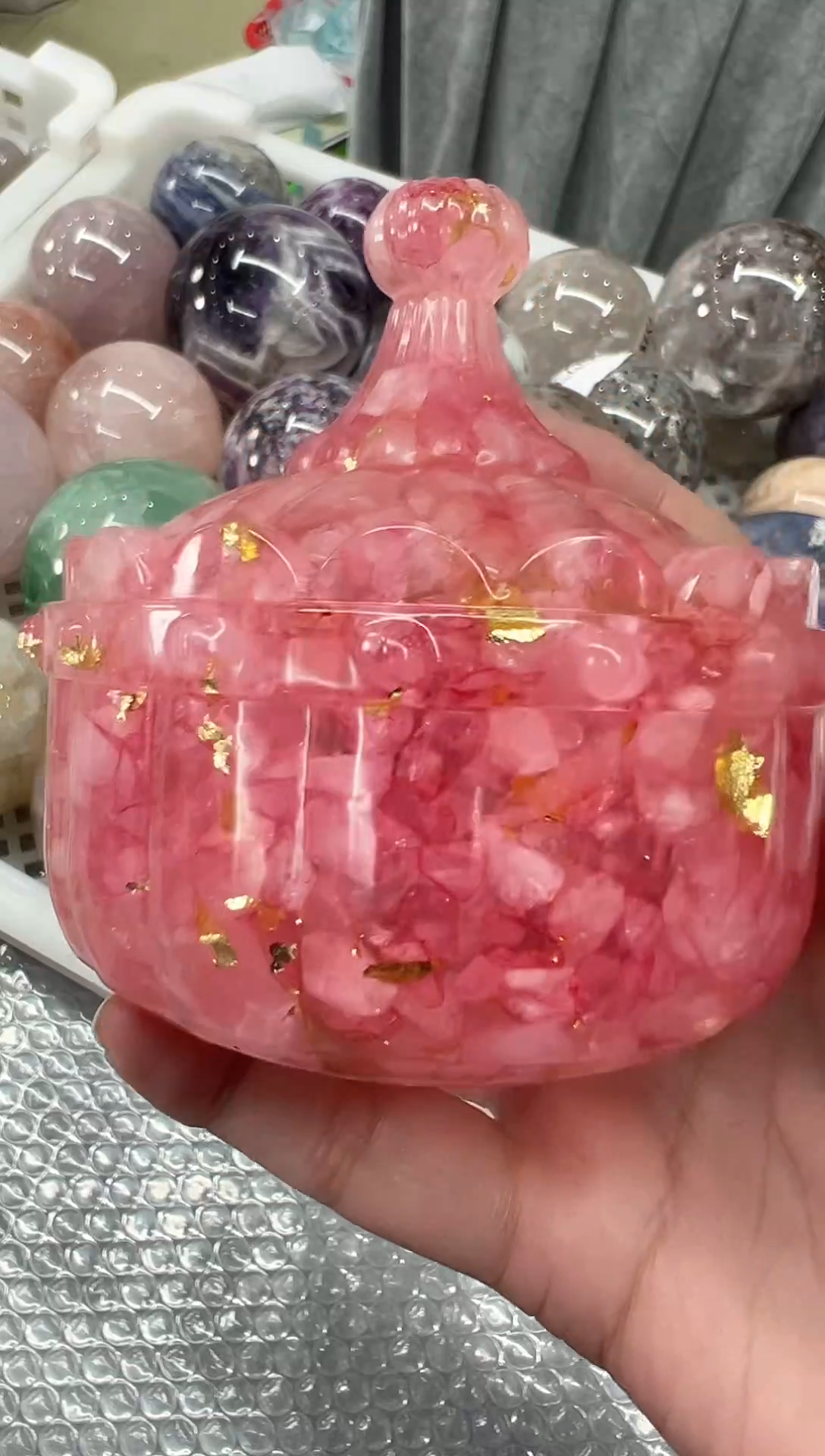 未镶嵌珠宝半成品水晶S764